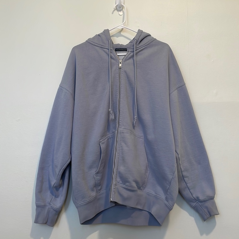 Brandy Melville Oversized Zip Up Jacket